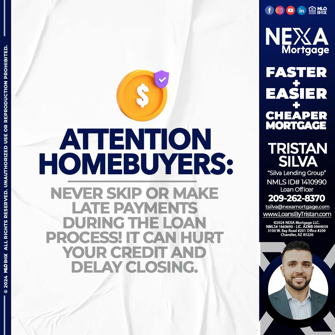 attention - Tristan Silva -Loan Officer