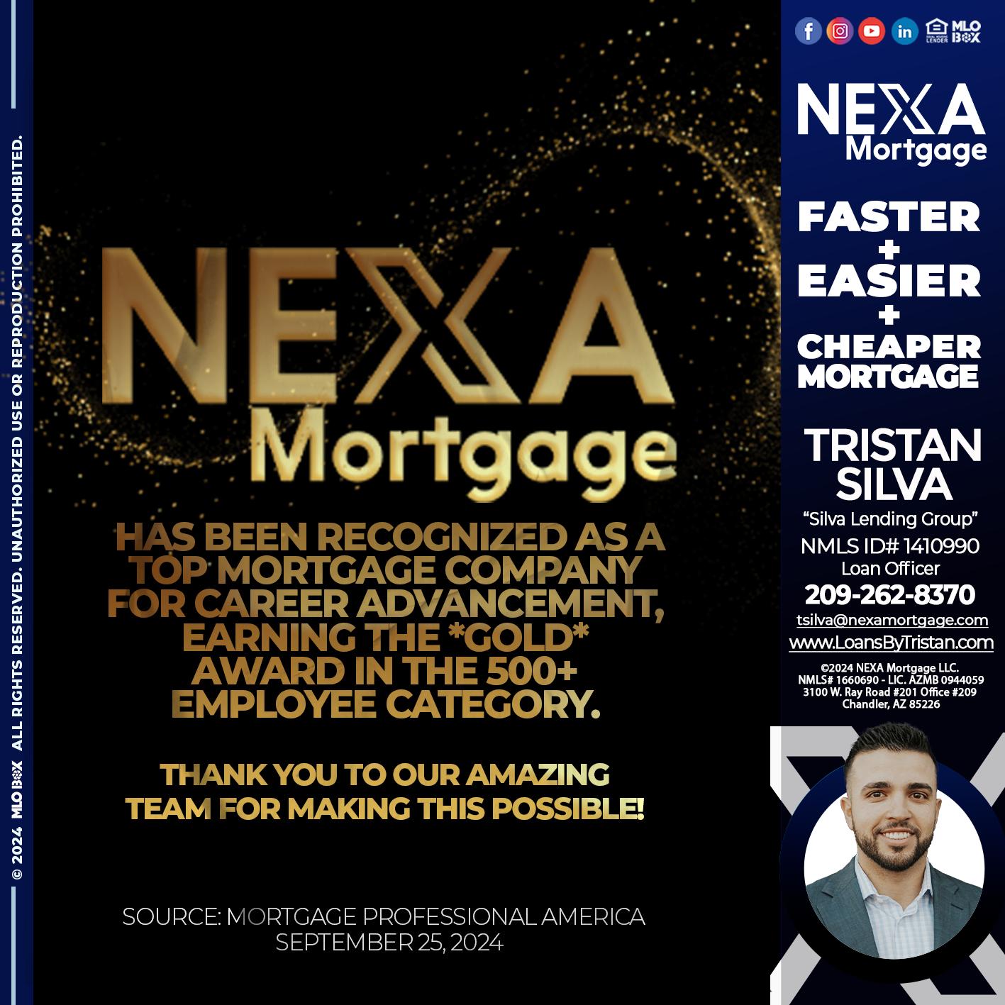 nexa 500 - Tristan Silva -Loan Officer