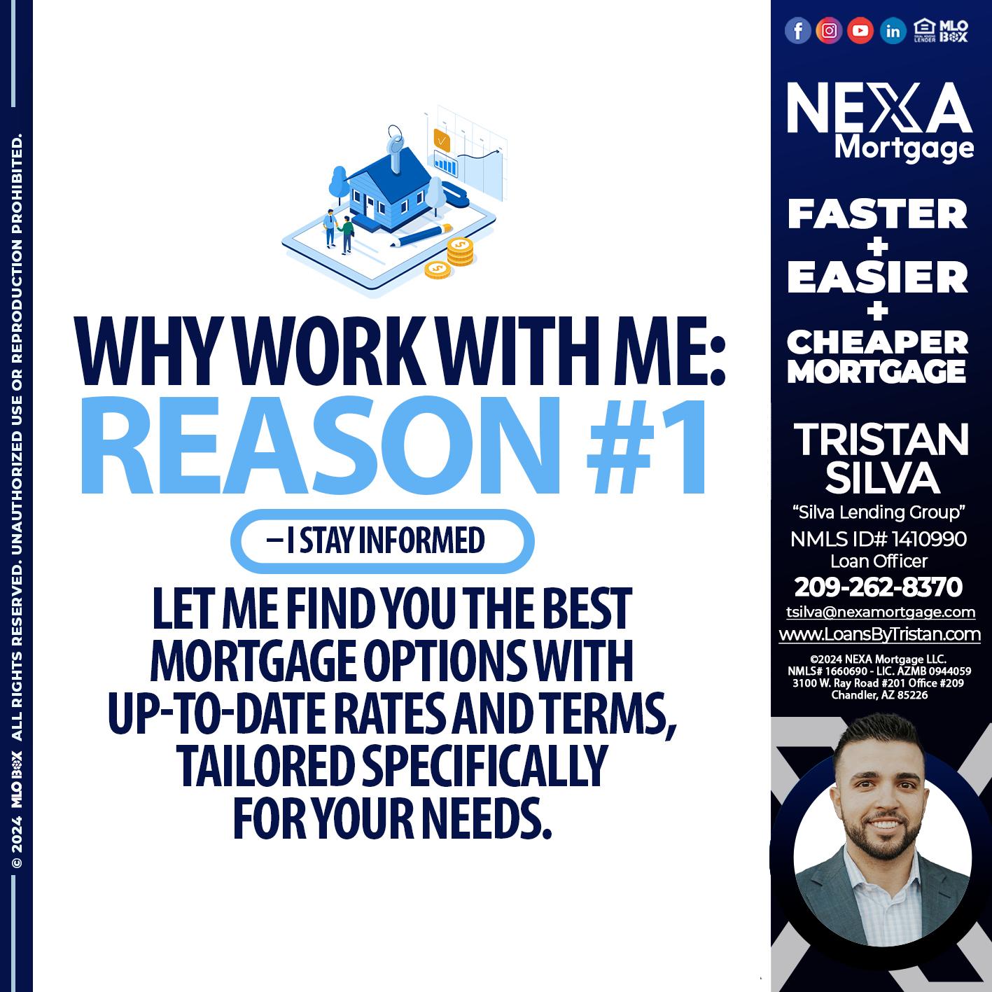 REASON 1 - Tristan Silva -Loan Officer