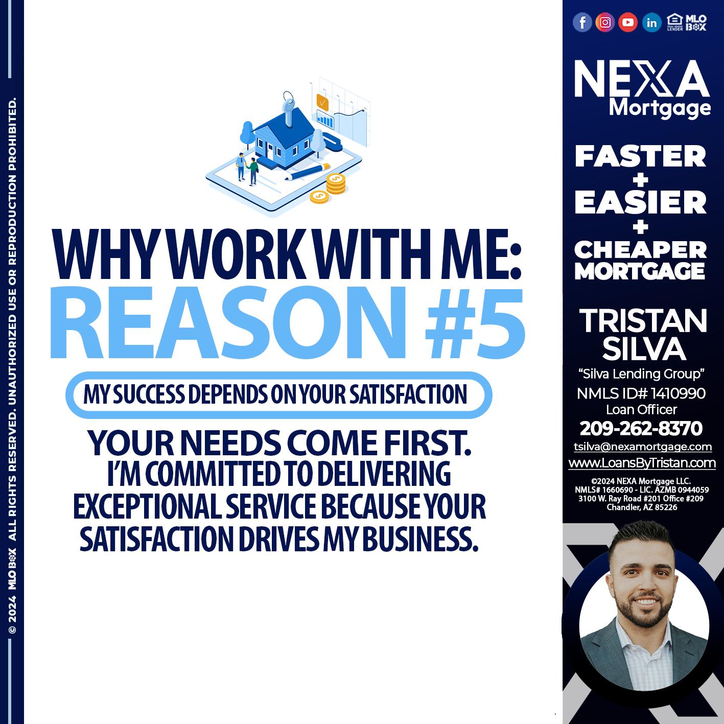 reason 5 - Tristan Silva -Loan Officer