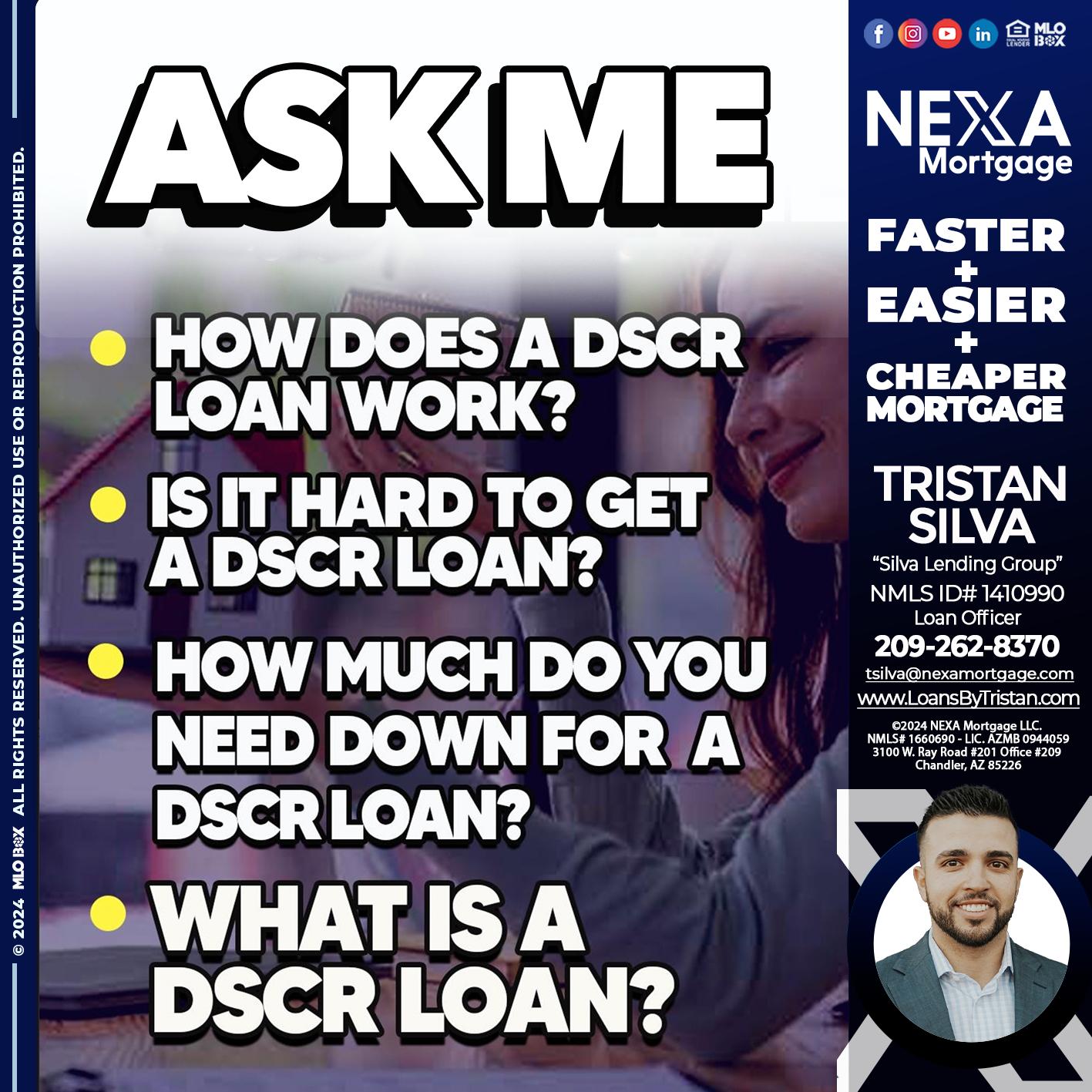 ASK ME - Tristan Silva -Loan Officer