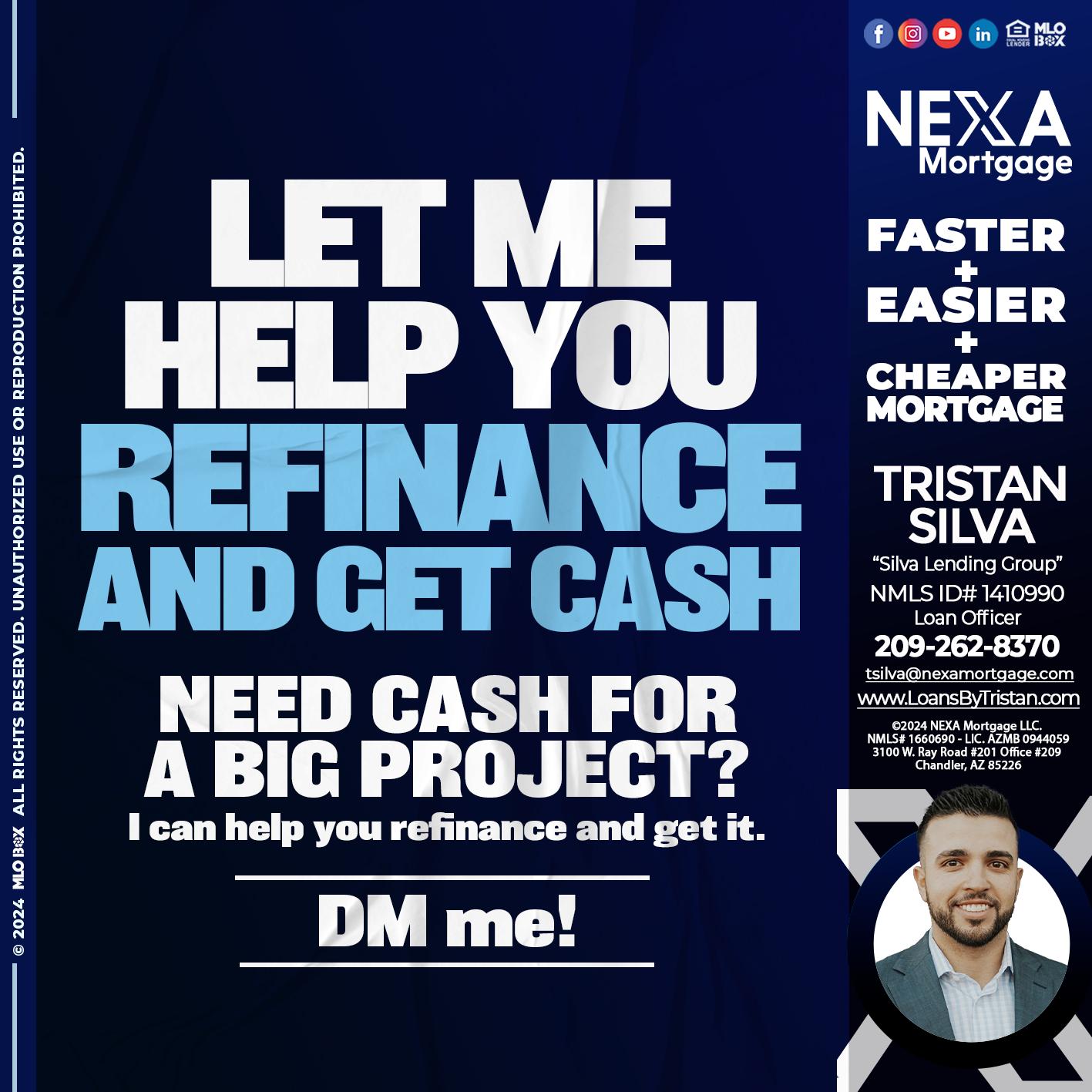 LET ME HELP YOU - Tristan Silva -Loan Officer