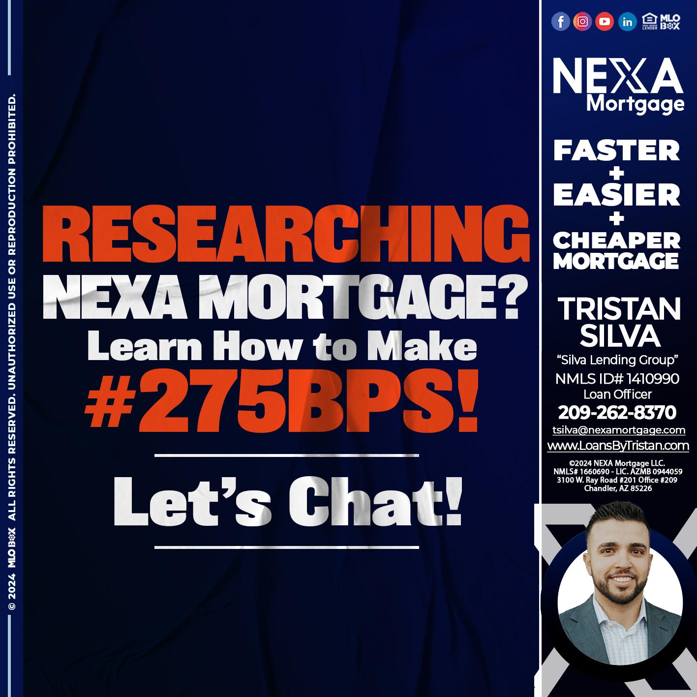 RESEARCHING - Tristan Silva -Loan Officer