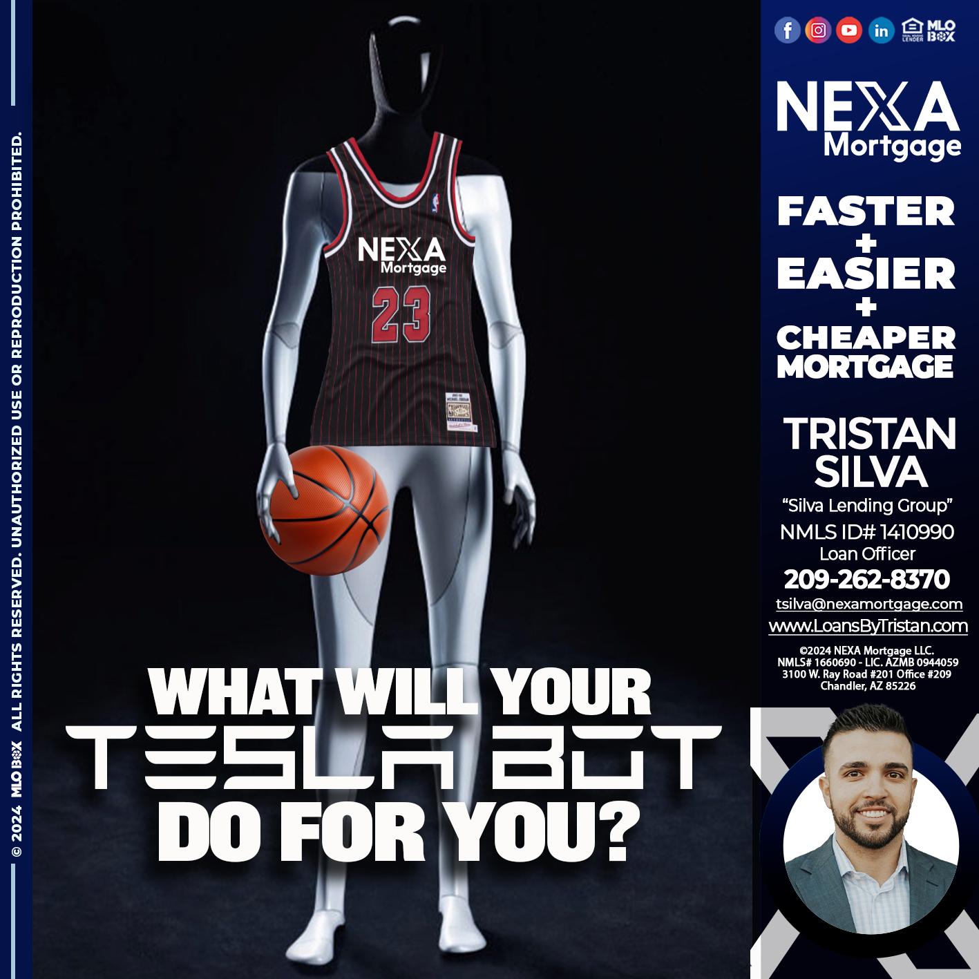 WHAT WILL YOUR - Tristan Silva -Loan Officer