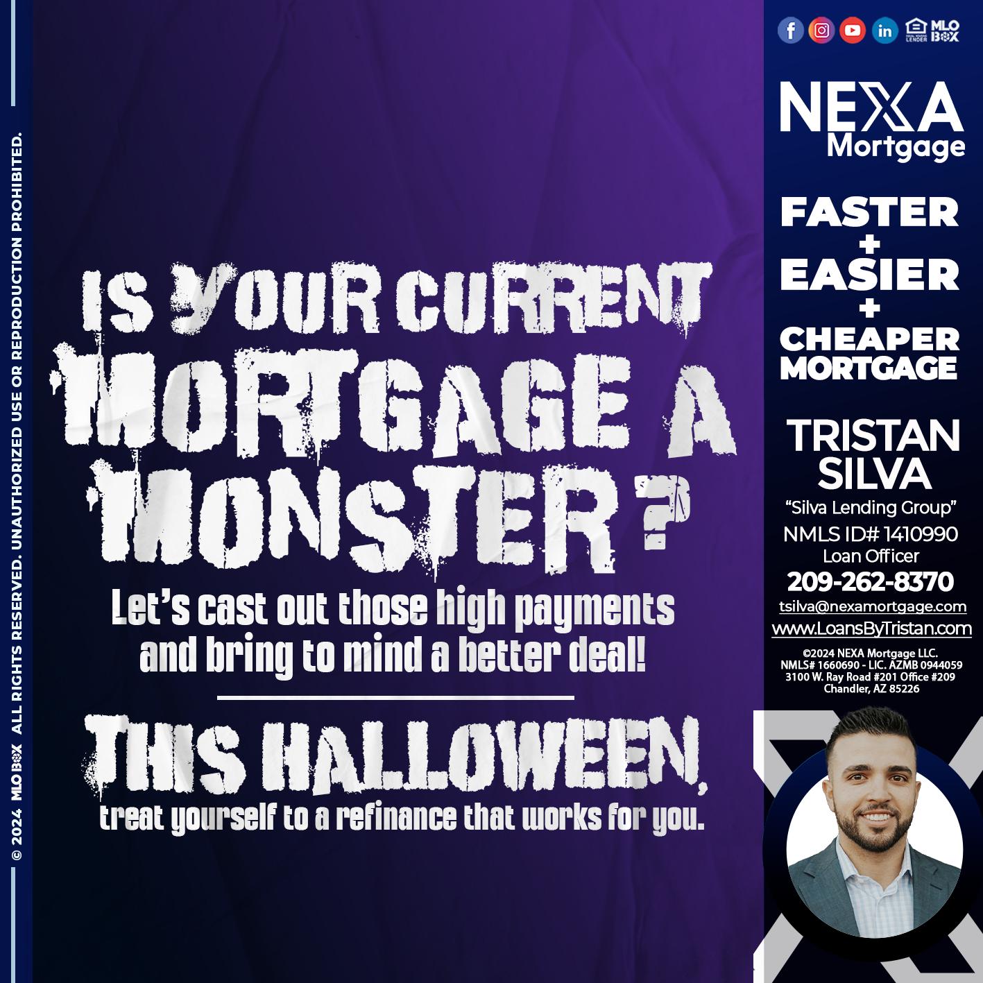 CURRENT MORTGAGE - Tristan Silva -Loan Officer