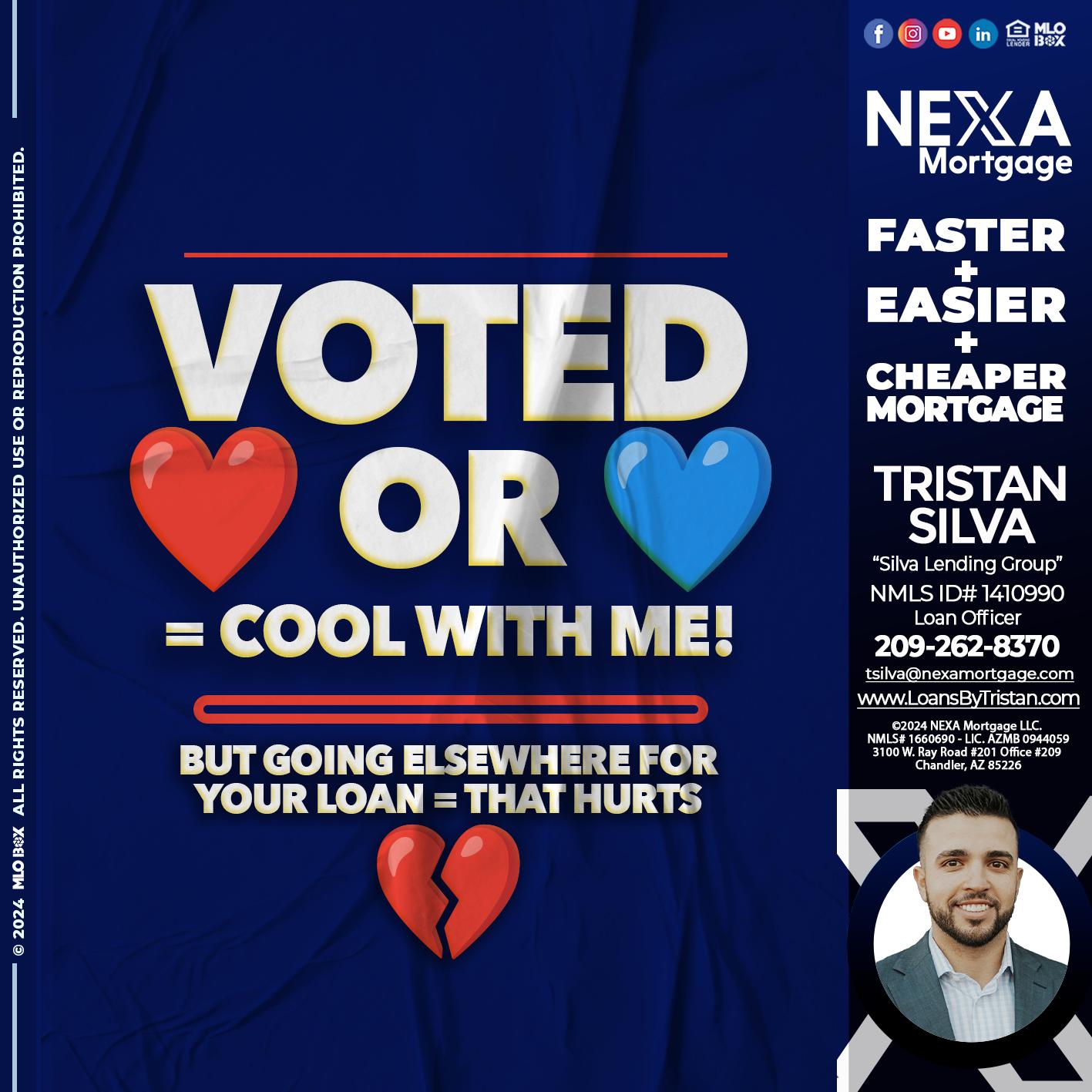 VOTED? - Tristan Silva -Loan Officer