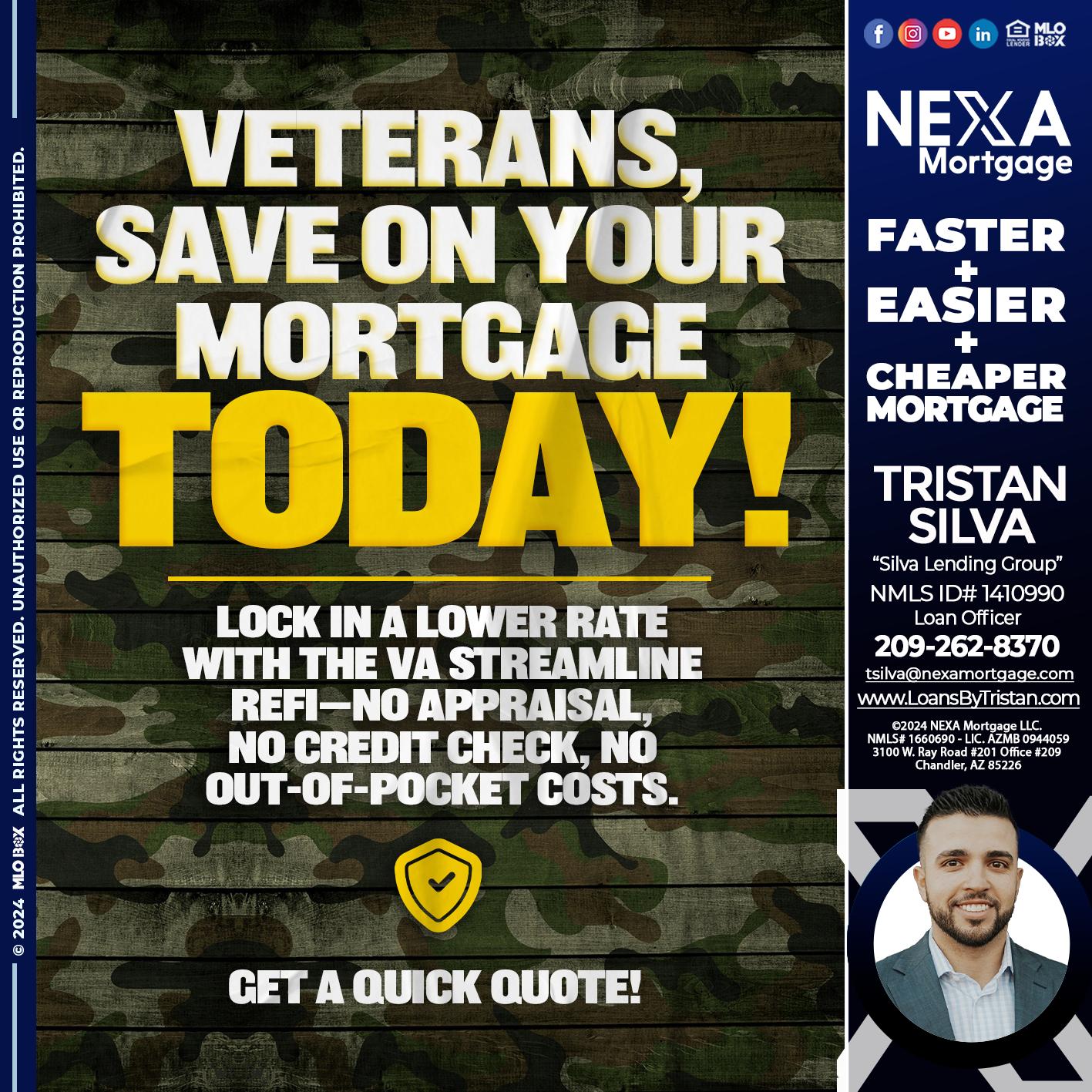 VETERANS DAY - Tristan Silva -Loan Officer