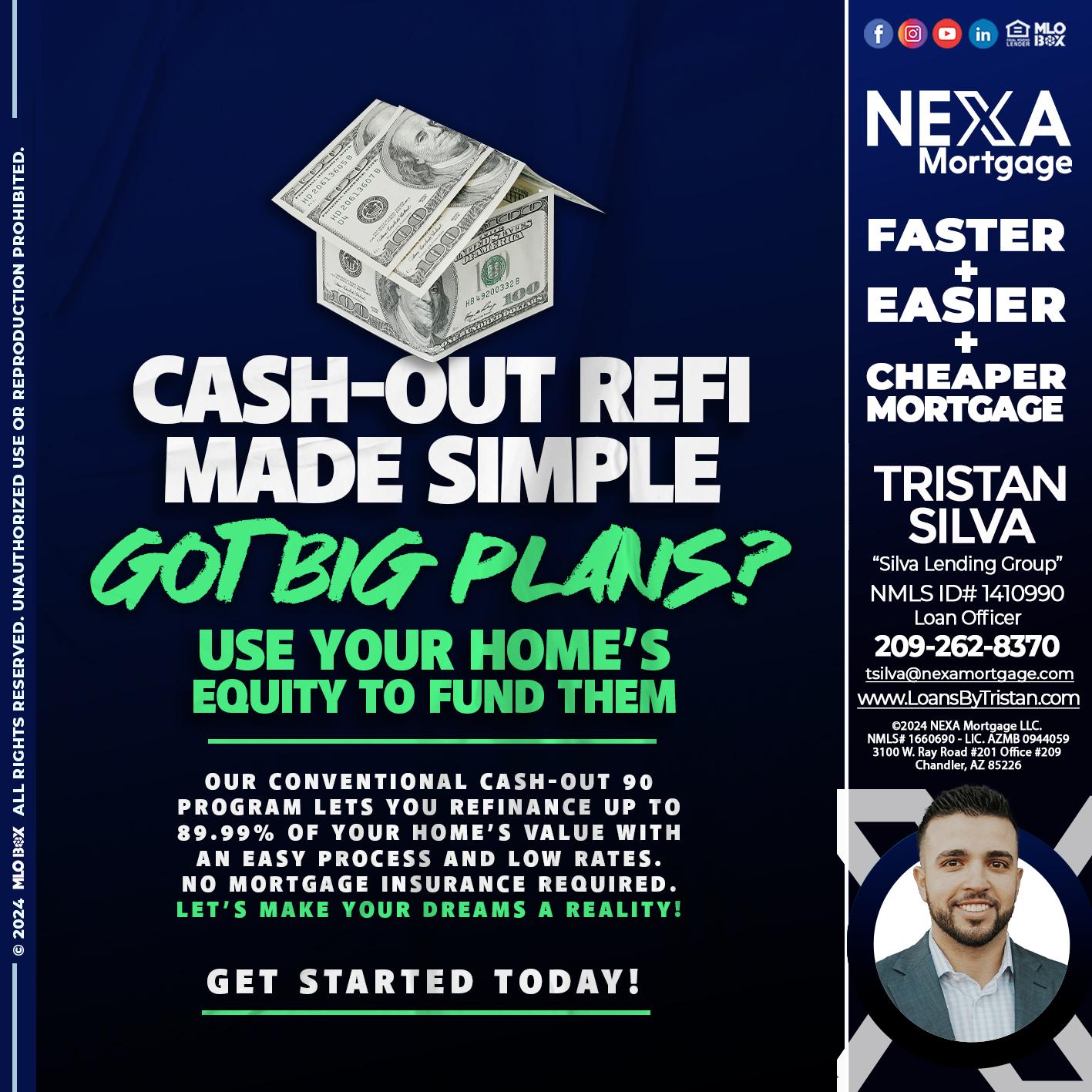 GOT BIG PLANS? - Tristan Silva -Loan Officer